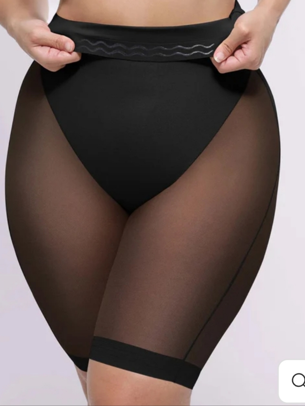 SHAPELLX BOOT-YEAH™MESH SMOOTH™ BUTT-LIFTING ABOVE-KNEE SHORT SIZE XL - Picture 3 of 6